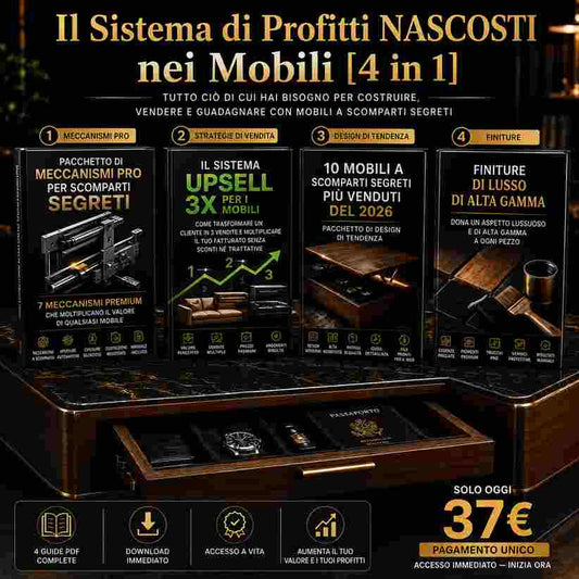 [IT] Il Sistema di Profitto dei Mobili Nascosti [4 in 1]
