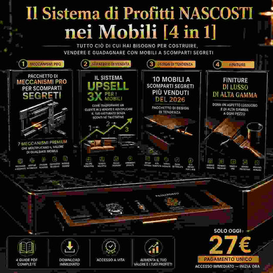 IL SISTEMA DI PROFITTI NASCOSTI NEI MOBILI™ [4 in 1] [27 Eu]